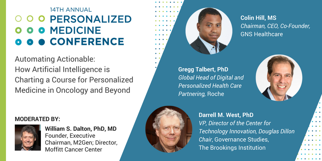 Colin Hill featured on AI panel at 2018 Personalized Medicine Conference