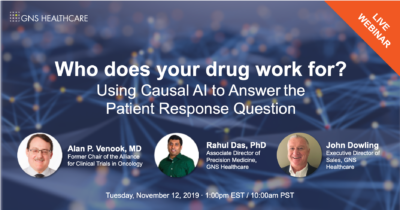 GNS Hosts Webinar Discussing Causal AI for Inferring Patient Response