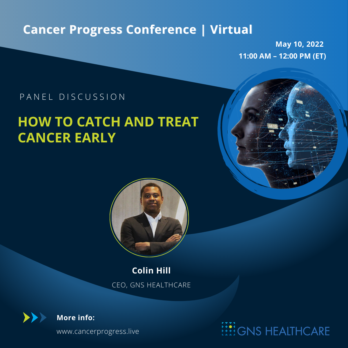 Colin Hill to Speak at the 33rd Annual Cancer Progress Conference